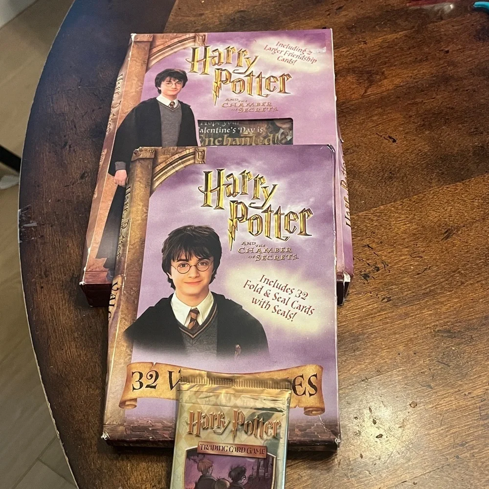 Harry Potter Chamber of Secrets Valentine collectors set : 3 separate pieces